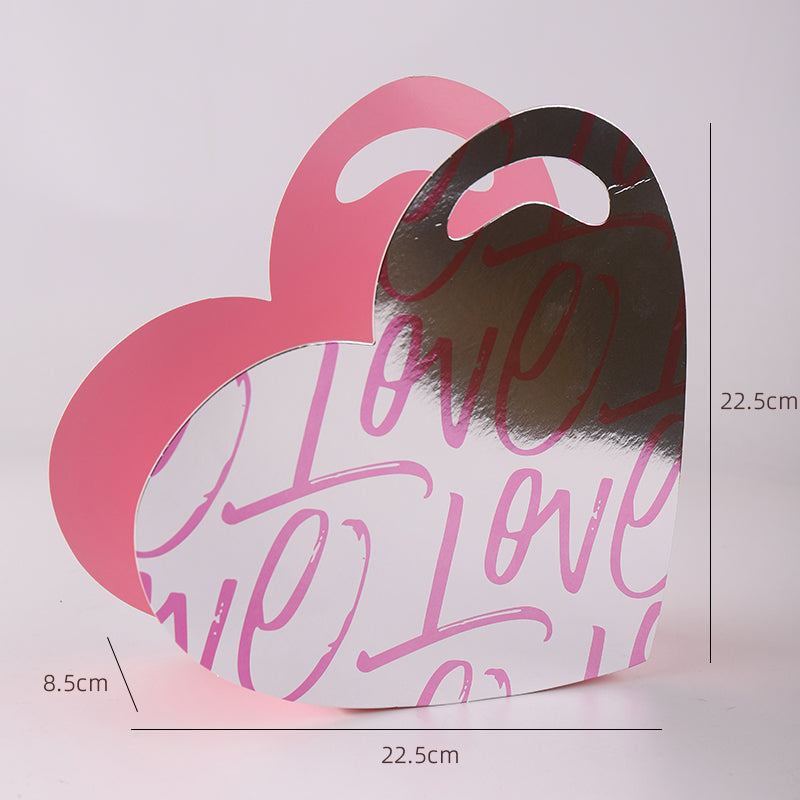 3pcs Heart Shaped Flower Arrangement Box for Valentine's Day