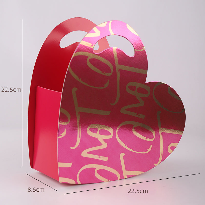 3pcs Heart Shaped Flower Arrangement Box for Valentine's Day