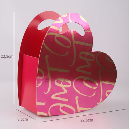 3pcs Heart Shaped Flower Arrangement Box for Valentine's Day