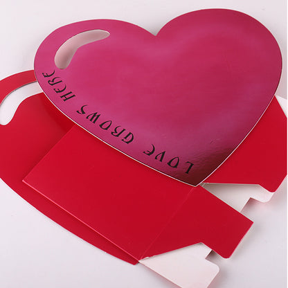 3pcs Heart Shaped Flower Arrangement Box for Valentine's Day