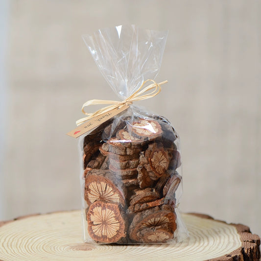 100g Natural Dried Wood Slices for DIY Crafting