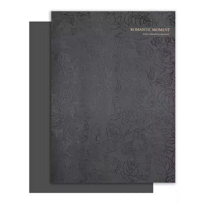 Waterproof Embossed Rose Bouquet Paper Pack 20 (37x52cm)