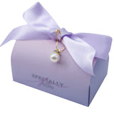 Load image into Gallery viewer, Lavender Purple Favor Box with Ribbon Set of 10