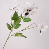 Load image into Gallery viewer, 3-Head Artificial Pansy Floral Spray (70cm)