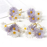 Load image into Gallery viewer, 5 Stem Bunch Silk Daisy Flower Heads Pack 30