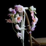 Load image into Gallery viewer, Modern Blush Pink Hoop Wedding Bouquet