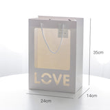 Load image into Gallery viewer, 10cs Love Gift Bags with Clear Window