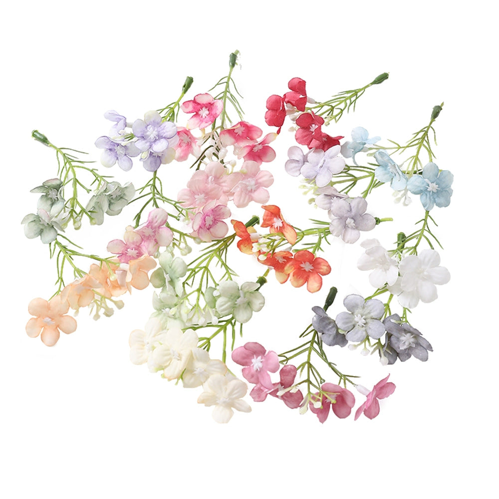 8cm Silk Hydrangea Flower Heads Pack 30