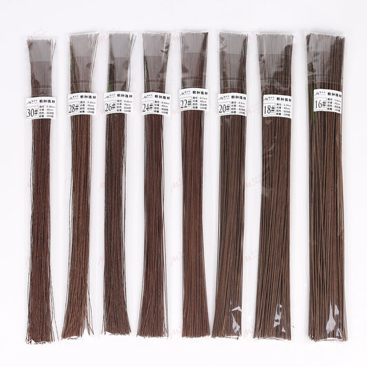 Brown Floral Wire for Crafts Pack 100