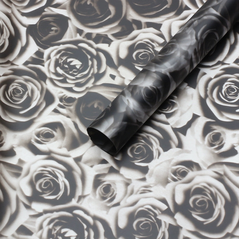 20pcs Rose Cellophane Wrap for Valentine's Day (57x57cm)