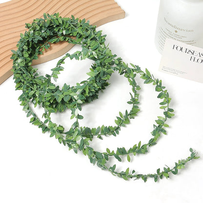 Artificial Green Vines Garland with Iron Wire 7.5m