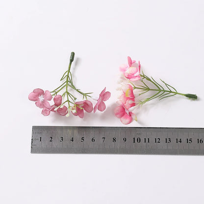 8cm Silk Hydrangea Flower Heads Pack 30