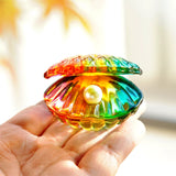 Load image into Gallery viewer, Iridescent Mini Glass Pearl Shell