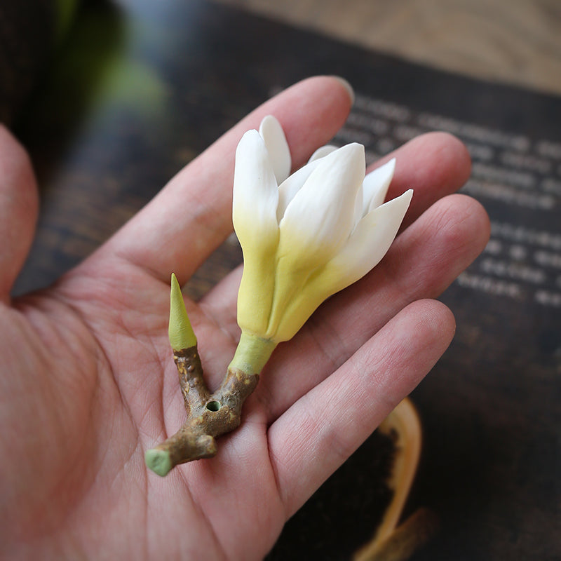 Flower Ceramic Incense Holder for Sticks