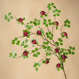 Load image into Gallery viewer, Artificial Camellia Flower Branch 83cmH