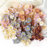 Load image into Gallery viewer, 5 Stem Bunch Silk Daisy Flower Heads Pack 30