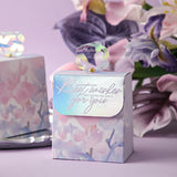 Load image into Gallery viewer, Floral Garden Favor Box with Handle Set of 10