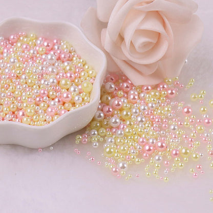 150pcs 3mm-8mm ABS Colored Pearl Vase Fillers