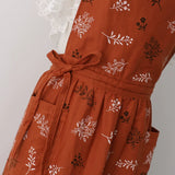 Load image into Gallery viewer, Floral Leaf Printing Apron for Women