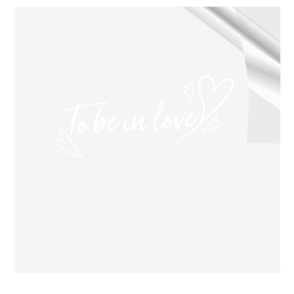 40pcs Valentine's Day Clear Cellophane Wrap (60x60cm)