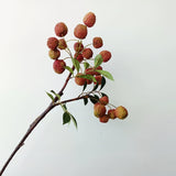 Load image into Gallery viewer, Artificial Litchi Branch Spray 70cmH