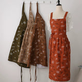 Load image into Gallery viewer, Floral Leaf Printing Apron for Women