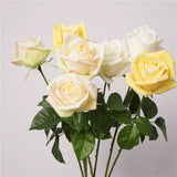 Load image into Gallery viewer, Artificial Real Touch Gemini Rose Stem (66cm)