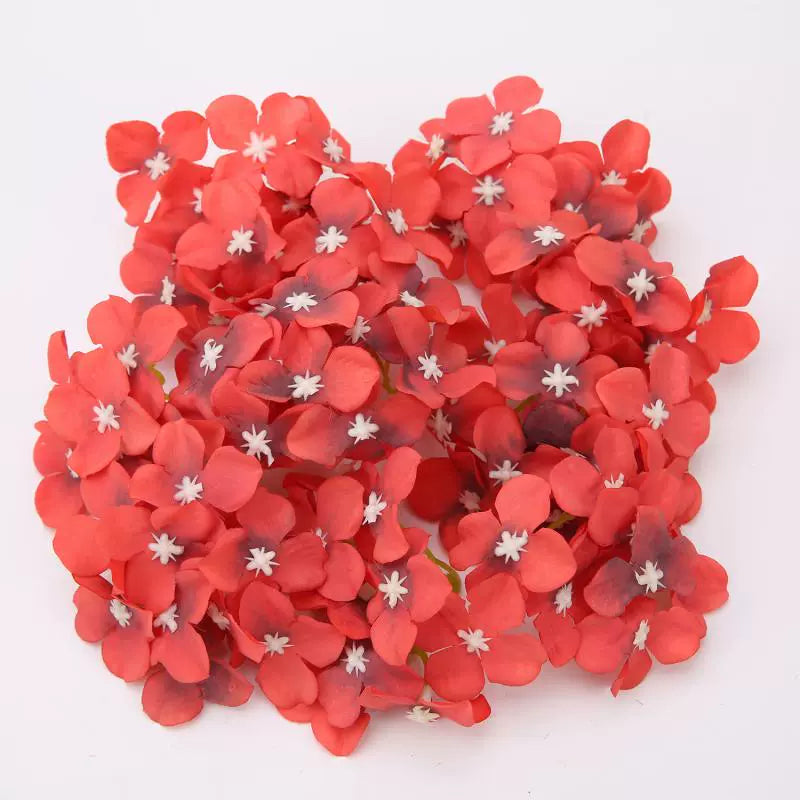 5cm Silk Hydrangea Flower Heads Pack 30