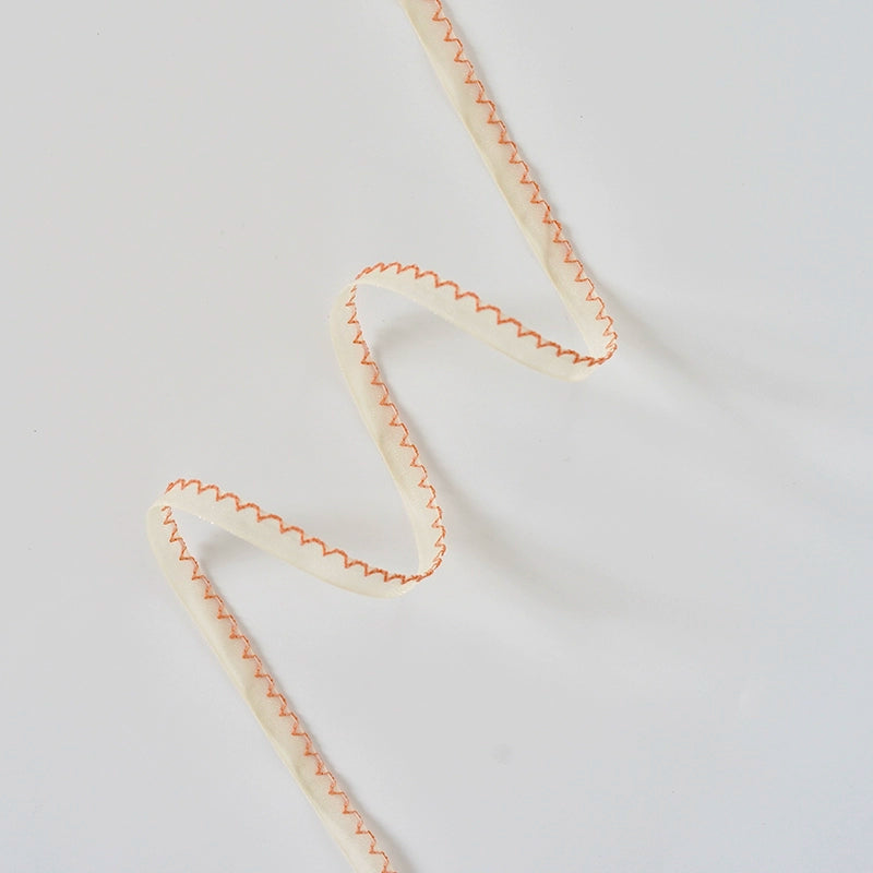 Wave-edge Sheer Ribbon (1cmx10Yd)