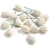 Load image into Gallery viewer, 3.5cm Velvet Tulips Flowers for Crafting Pack 10