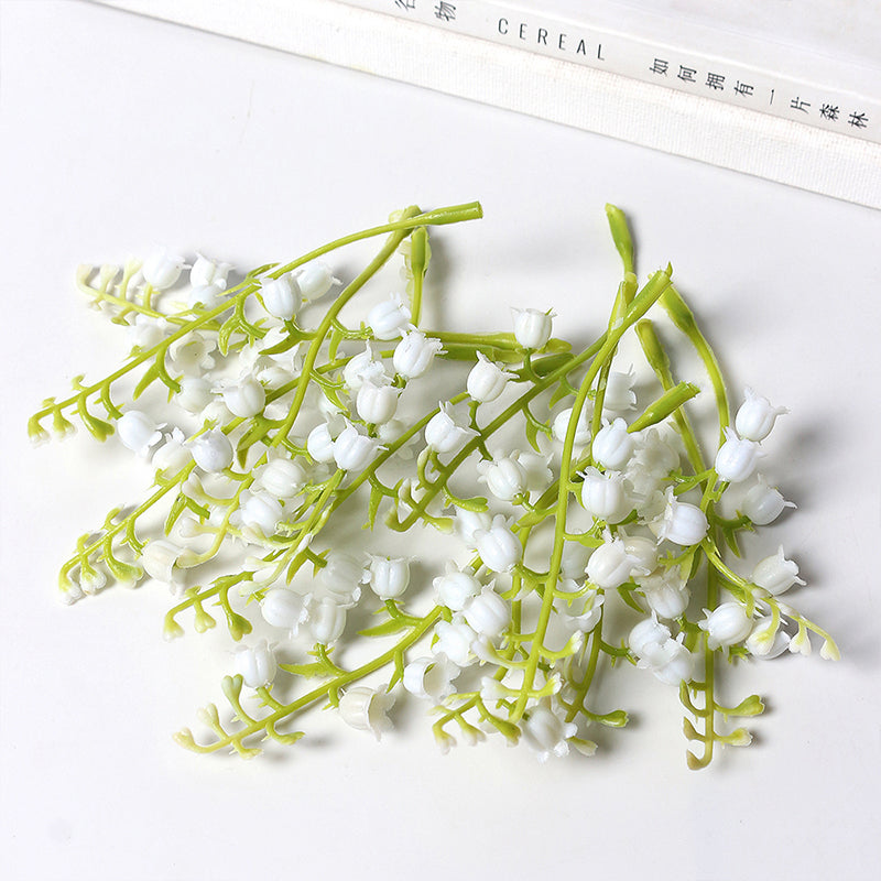 50pcs Artificial Convallaria Stems for Crafting
