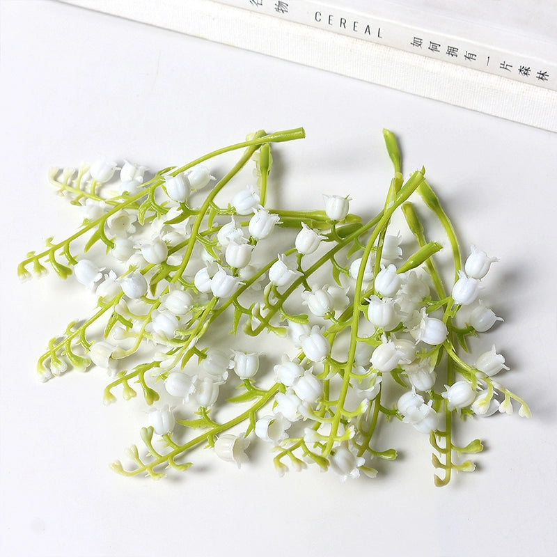 50pcs Artificial Convallaria Stems for Crafting
