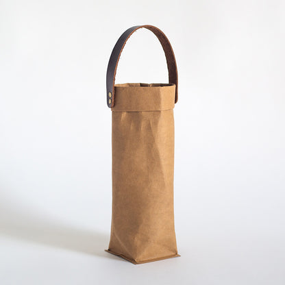 Biodegradable Kraft Paper Wine Gift Bag