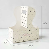 Load image into Gallery viewer, Polka Dot Coffee &amp; Flower Carrier Box Pack 15