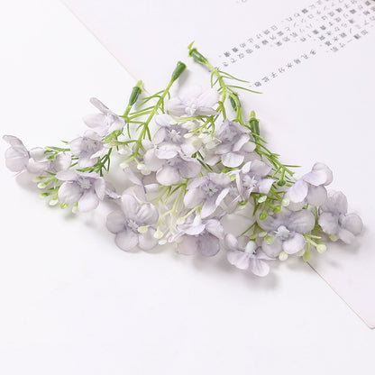 8cm Silk Hydrangea Flower Heads Pack 30
