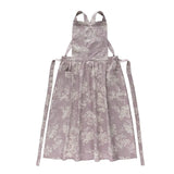 Load image into Gallery viewer, Linen-Cotton Vintage Floral Florist Apron