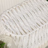 Load image into Gallery viewer, Wedding Flower Girl Basket with Flower Accents