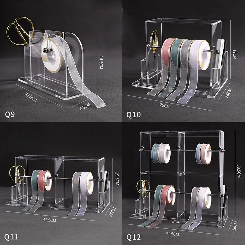 Transparent Acrylic Ribbon Holder Organizer