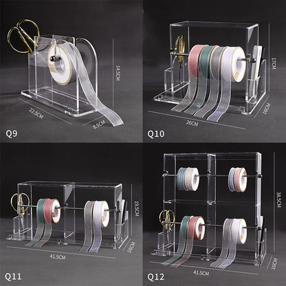 Transparent Acrylic Ribbon Holder Organizer