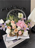 Load image into Gallery viewer, Creative Book-Shaped Acrylic Flower Basket