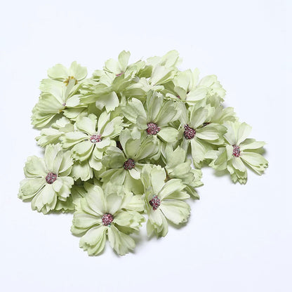 4.5cm Silk Flower Heads for Crafting Pack 100