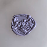 Load image into Gallery viewer, 30Pcs Lavender Purple Wax Seal Stickers