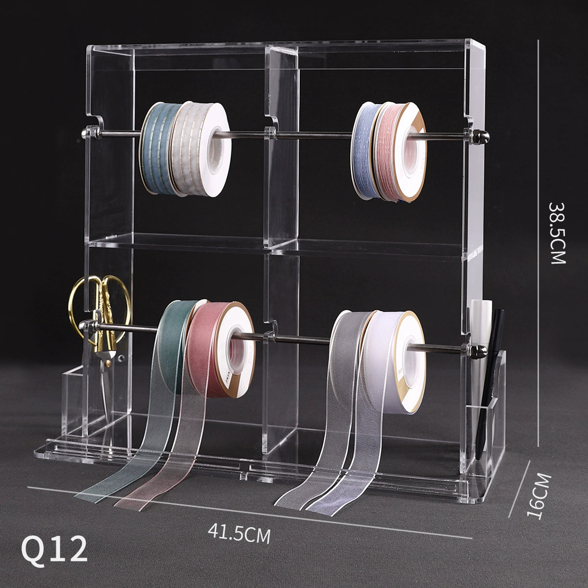 Transparent Acrylic Ribbon Holder Organizer