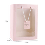 Load image into Gallery viewer, 10pcs Floral Gift Bags with Transparent Windows