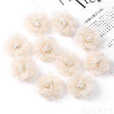 Load image into Gallery viewer, 4cm Organza Fabric Flower Heads Pack 30