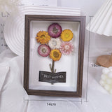 Load image into Gallery viewer, Real Dried Flower Photo Frame Stand (14x19cm)