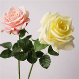 Load image into Gallery viewer, Real Touch Ocean Song Rose Stem (67cm)