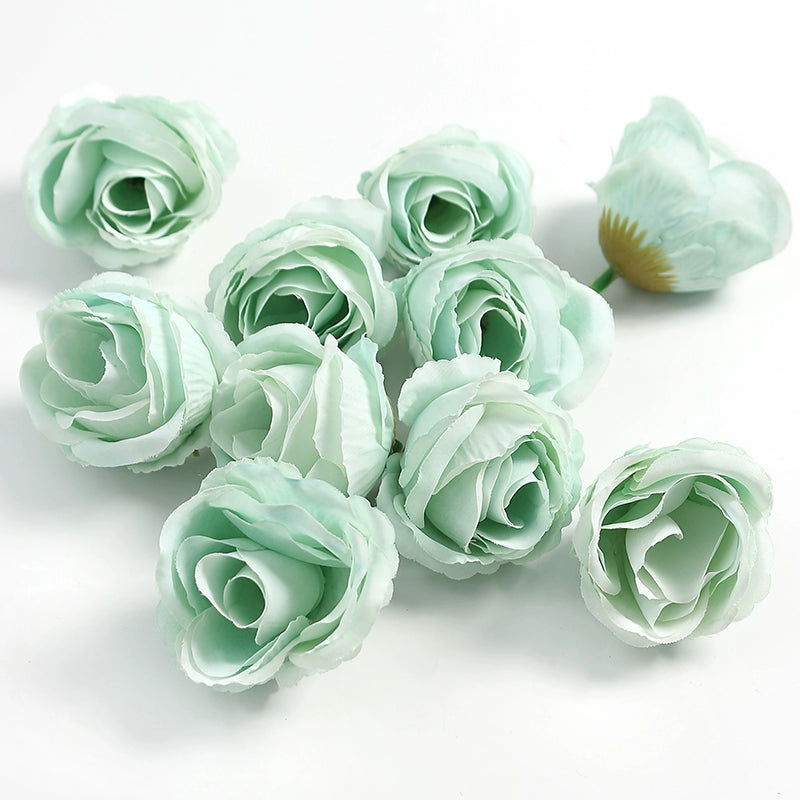 4cm Artificial Rose Flower Heads Pack 30