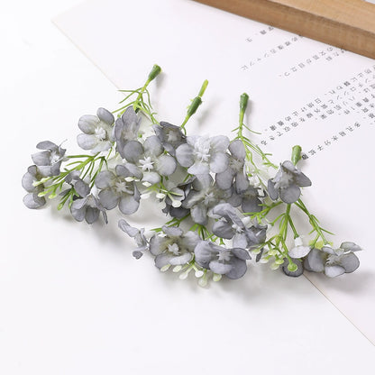 8cm Silk Hydrangea Flower Heads Pack 30