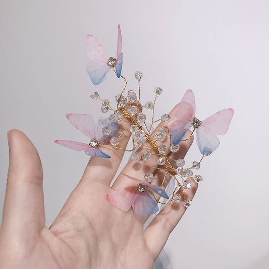 Enchanted Butterfly Bridesmaid Wrist Corsages